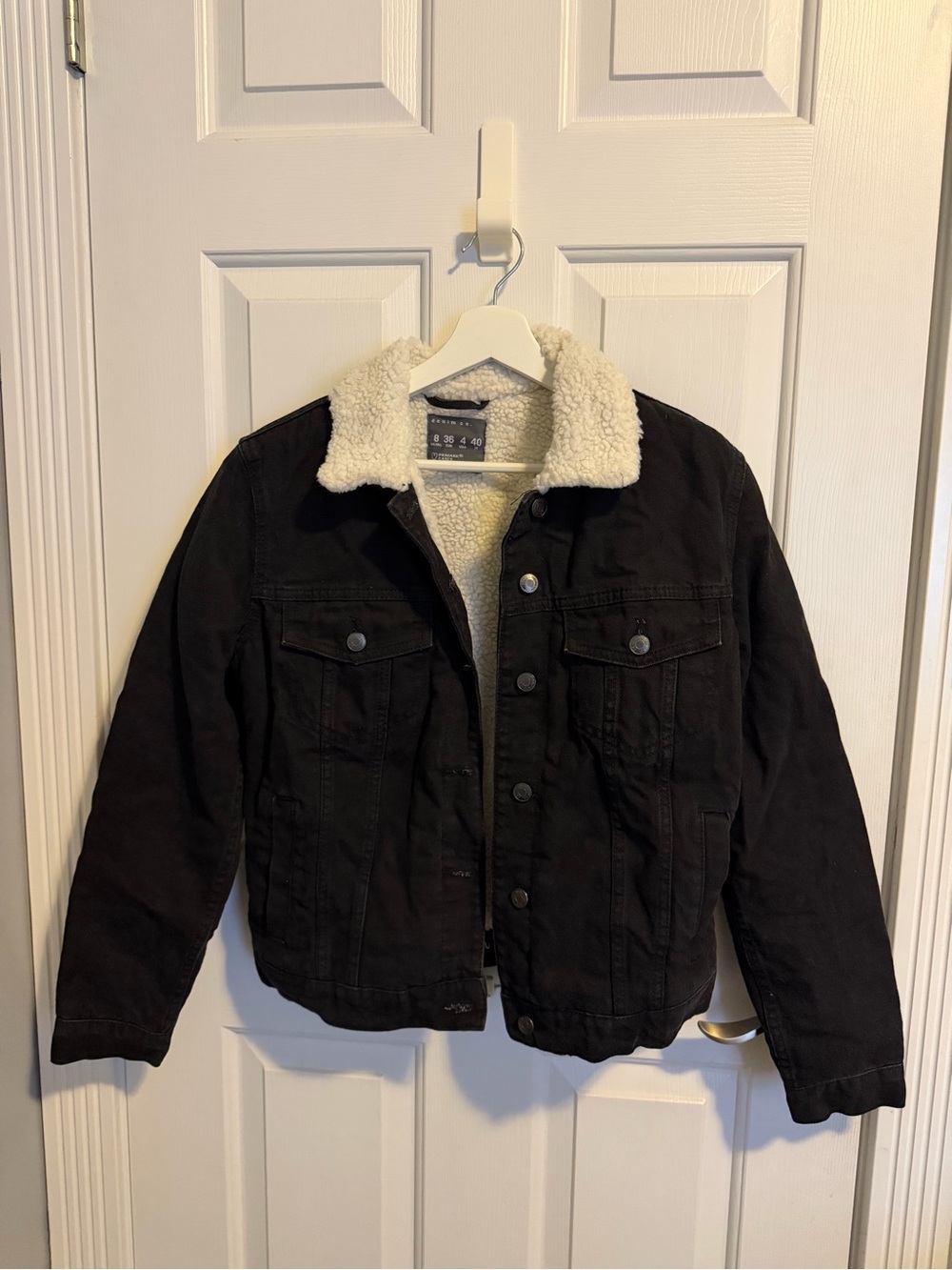 Primark Faux-Sherpa Lined Jacket - Black